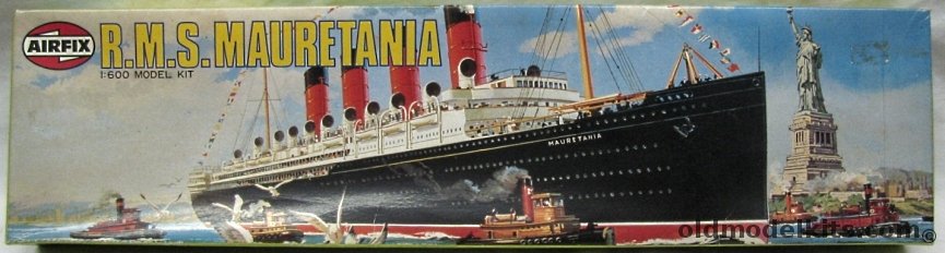 Airfix 1/600 RMS Mauretania Ocean Liner, X481-800 plastic model kit
